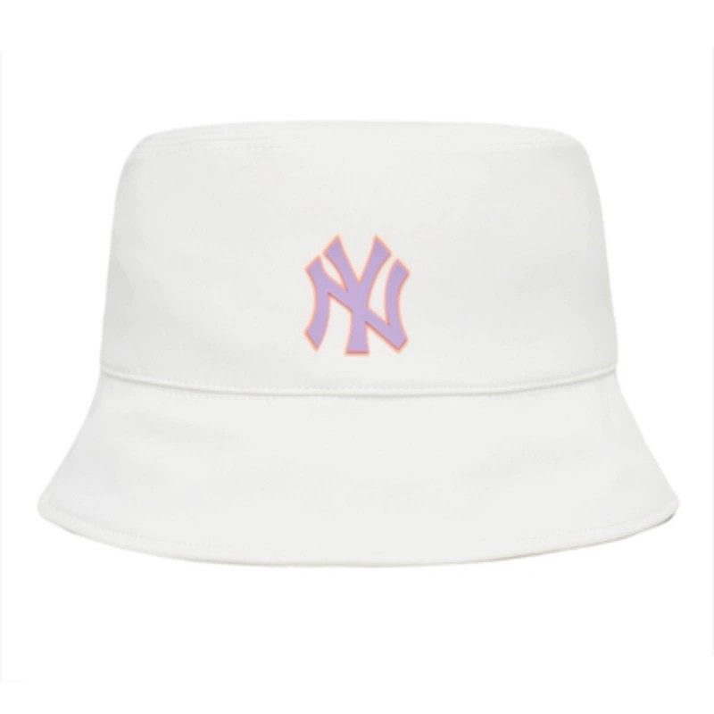 MLB渔夫帽男女款春夏户外NY小标时尚平顶帽遮阳帽盆帽|3AHT01323