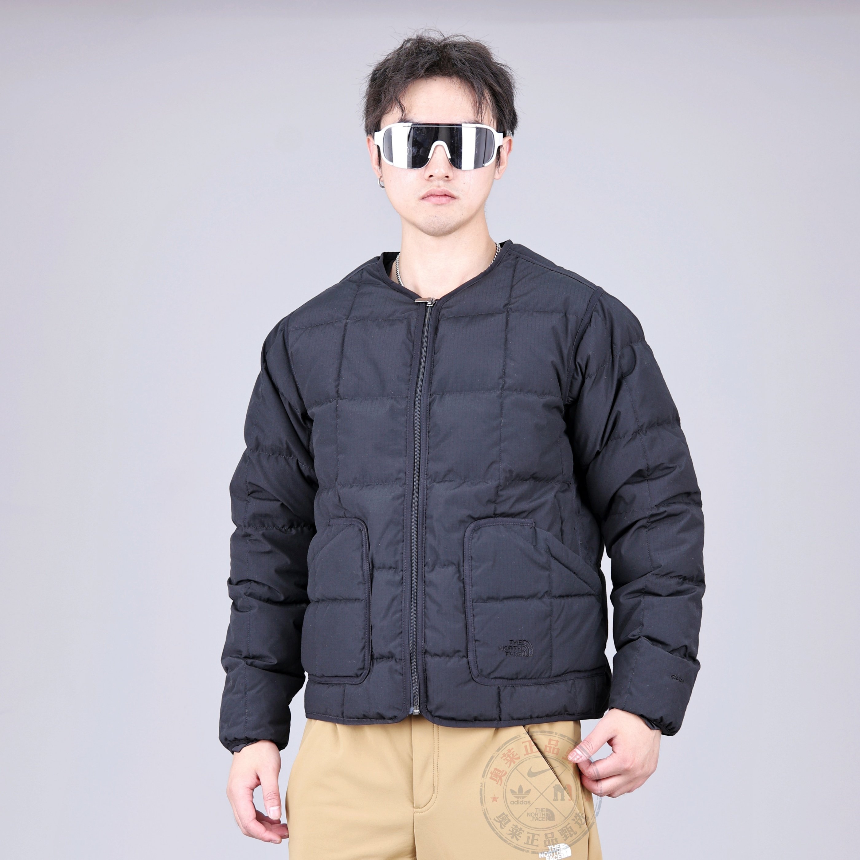 北面羽绒服男款防风防水保暖外套