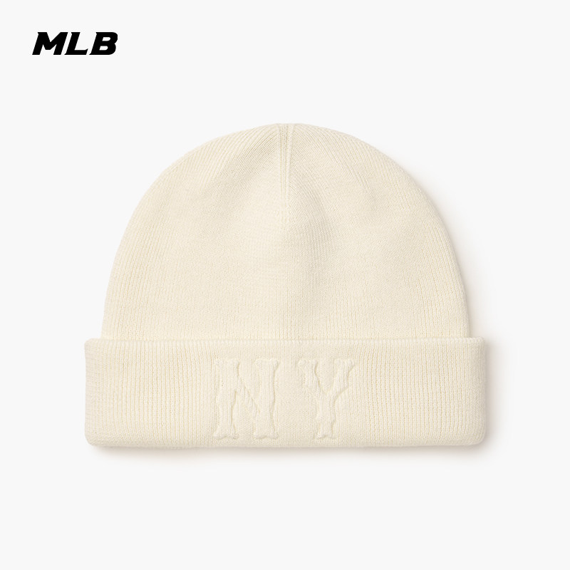 MLB美职棒大logo情侣款针织帽