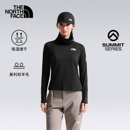 北面巅峰系列羊毛衫女秋冬新款