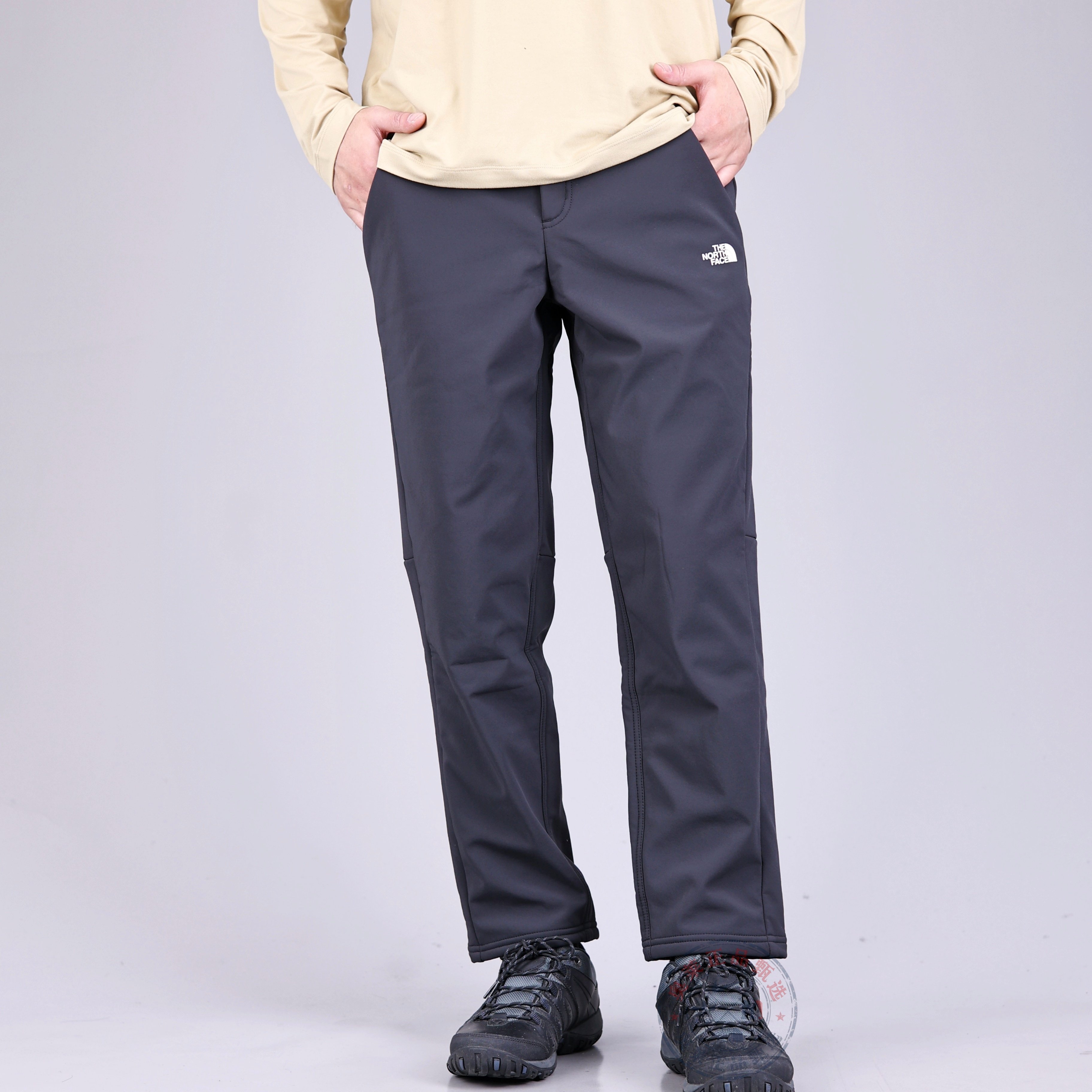 TheNorthFace北面加绒休闲裤男款秋冬户外徒步防泼水保暖长裤89ZV,运动服/休闲服装,运动长裤,淘宝优惠券,粉丝福利购,淘宝优惠卷