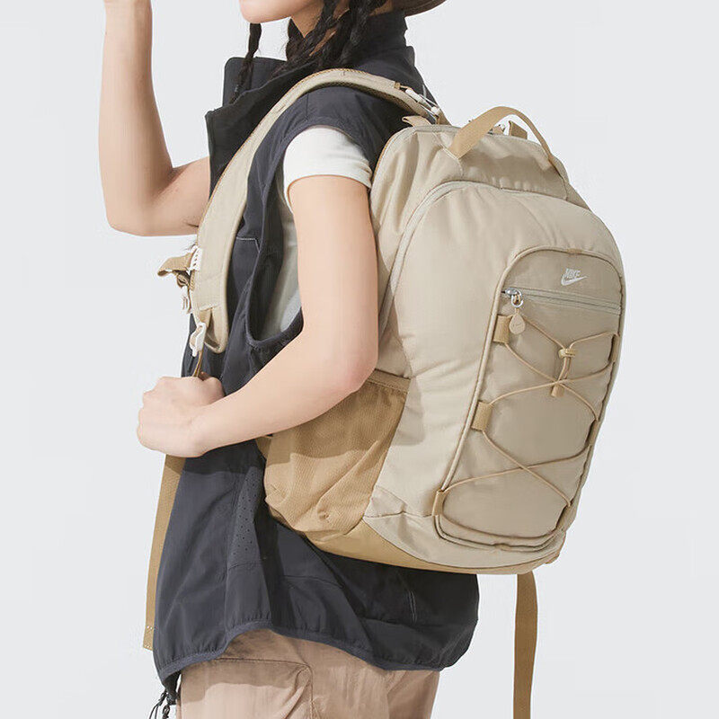 NIKE耐克男女同款旅游出行大容量电脑包书包运动休闲双肩包HJ8231