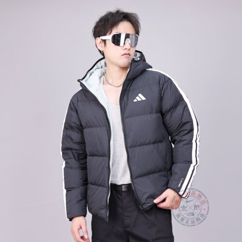Adidas男子两面穿羽绒服外套