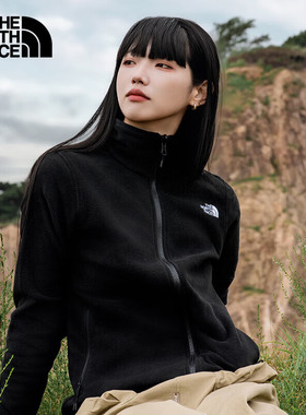 TheNorthFace北面抓绒衣女士25秋冬新款户外保暖可做内胆外套8FJU