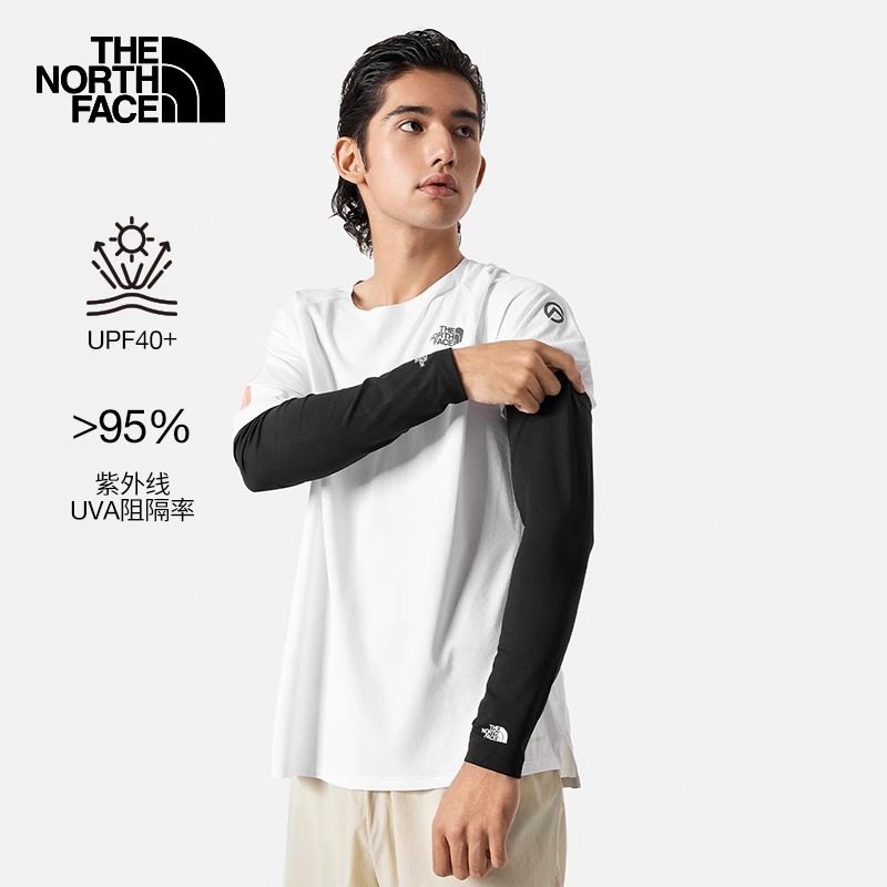 TheNorthFace北面25春夏户外运动骑行透气冰袖防晒臂袖男女款86S6