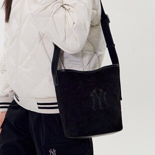 25秋季MLB男女款老花NY钻石暗纹满印斜挎单肩手提斜挎包3ABMMC25N