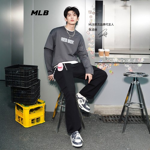 MLB板鞋男女情侣厚底学长鞋休闲