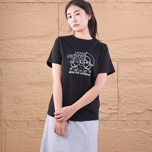 26新款北面印花短袖女舒适T恤