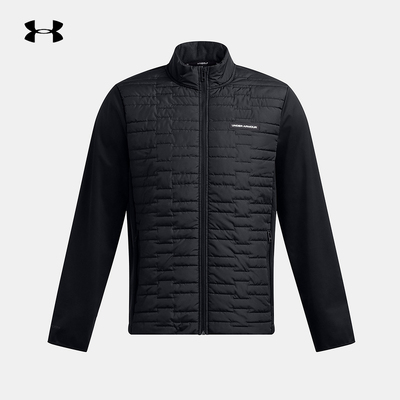 安德玛男子防风保暖夹克外套