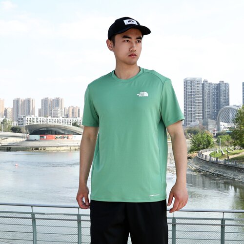 北面男户外休闲速干防晒短袖T恤