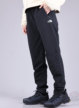 TheNorthFace北面徒步裤女25秋冬新款户外防泼水加绒软壳长裤8ECZ