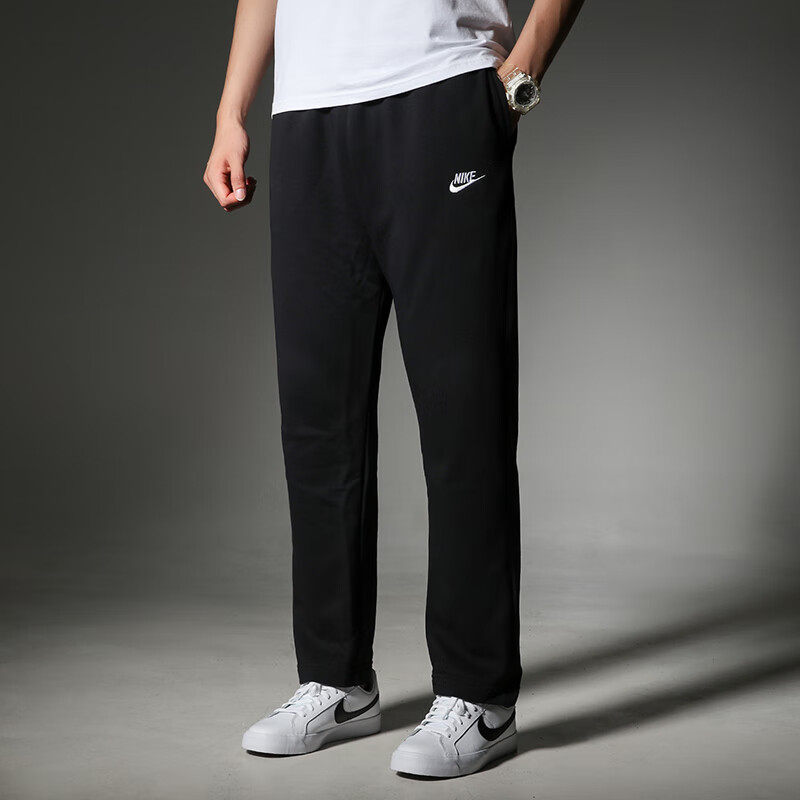 NIKE耐克男子长裤简约日常舒适百搭宽松直筒休闲运动裤长裤BV2714