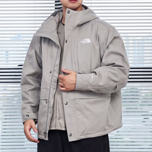 北面户外棉服三合一防水男冲锋衣