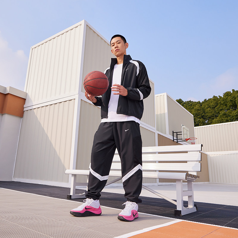 耐克宽松速干薄绒运动休闲长裤男