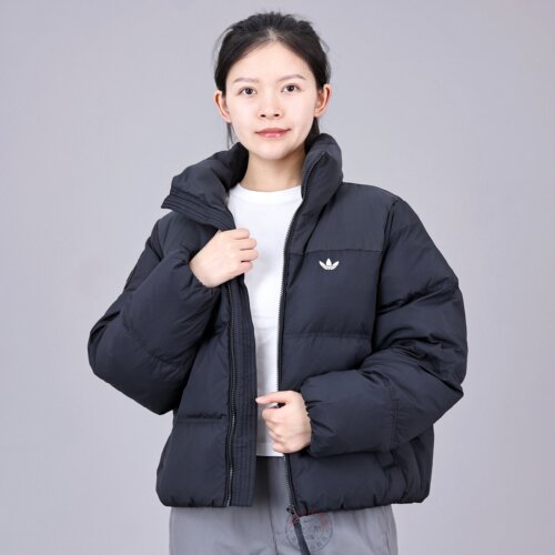 阿迪达斯羽绒服女运动保暖外套