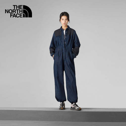 北面UE连体服女子新款牛仔外套