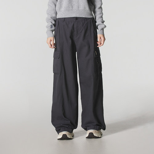 MLB女款梭织工装运动长裤