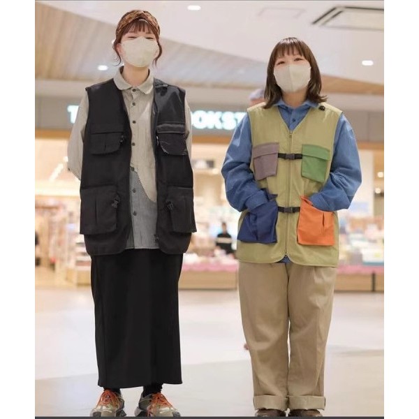 日系户外山系多袋马甲