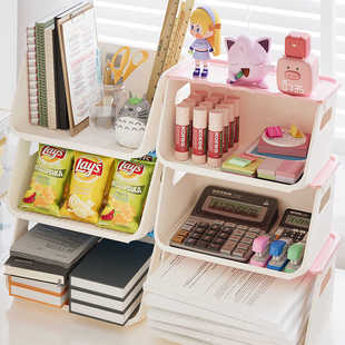 A4多层文件架办公室桌面文件整理收纳盒书桌置物架文件夹收纳架