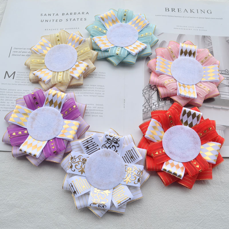 原创宫廷风丝带女吧唧托胸针