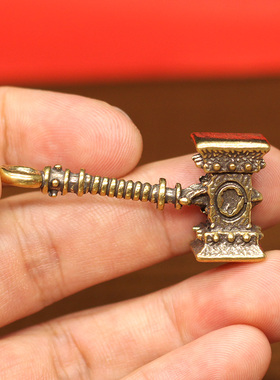 实心小纯铜创意雷神之锤一锤定音