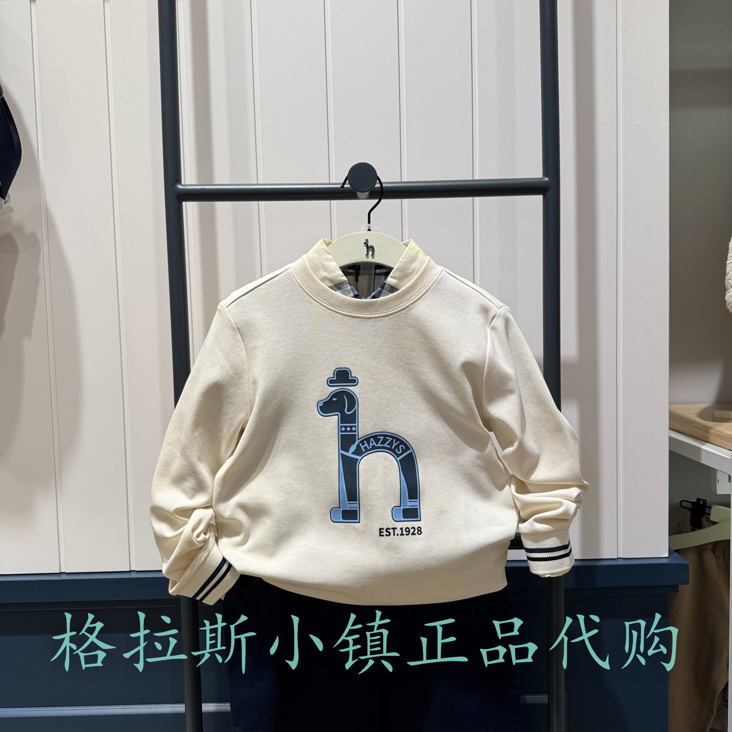 特价hazzys哈吉斯款男童休闲卫衣