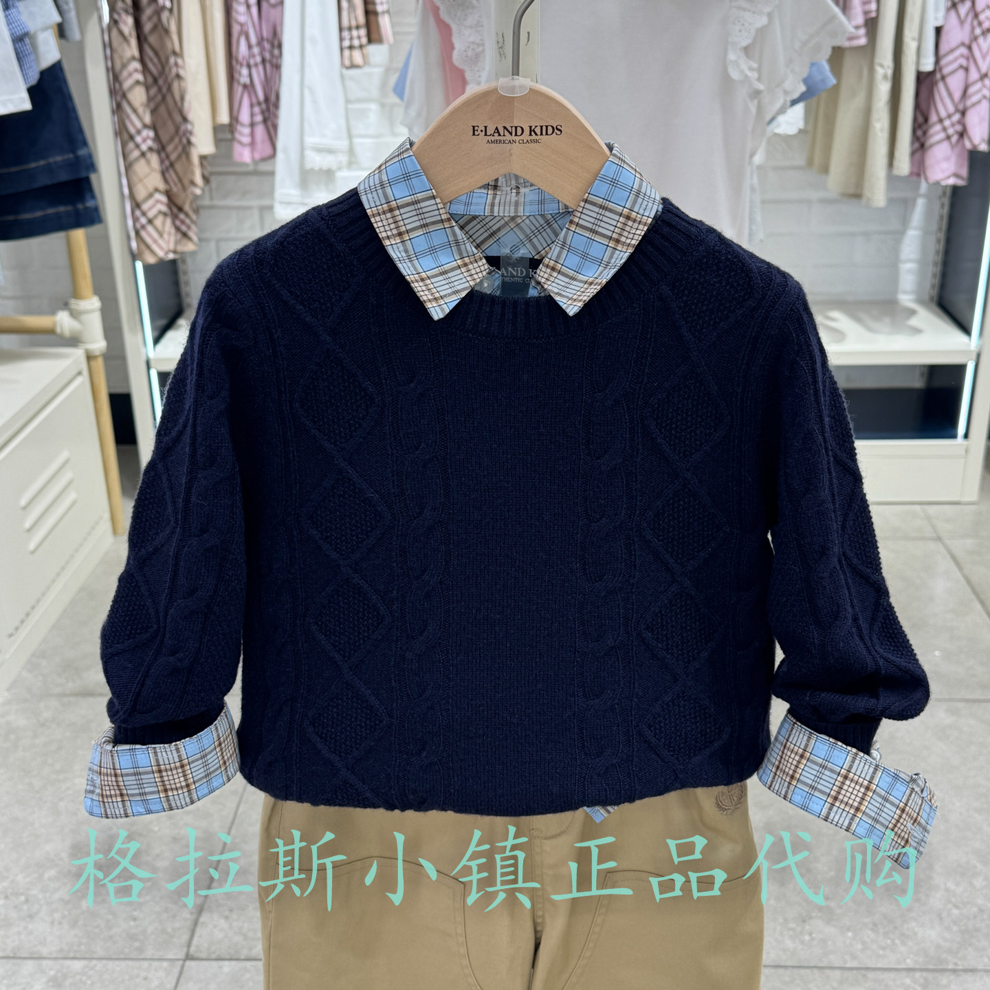 100%绵羊毛衣恋童装冬男童毛衣