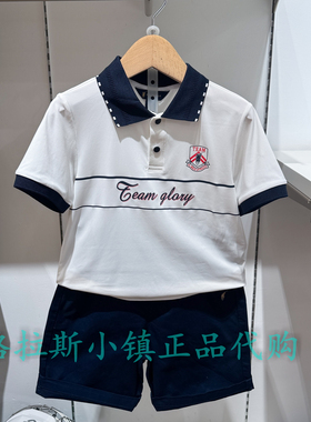 Polowalk KIDS童装专柜正品26年夏男童翻领休闲T恤BVTW622F0521