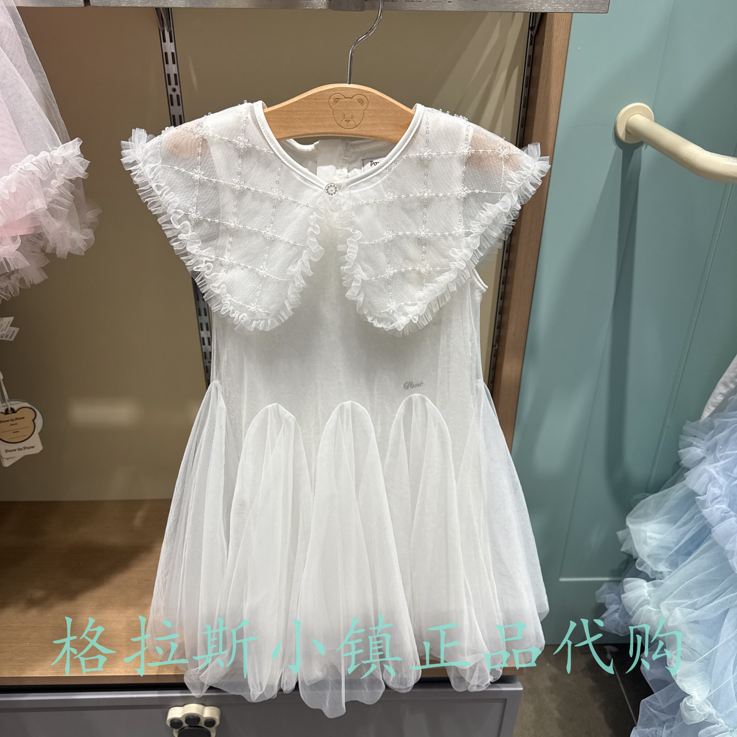 PawinPaw童装夏女童公主连衣裙