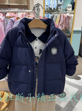 pawinpaw童装专柜正品25年冬男童防风保暖羽绒服外套PCJDF4T31E