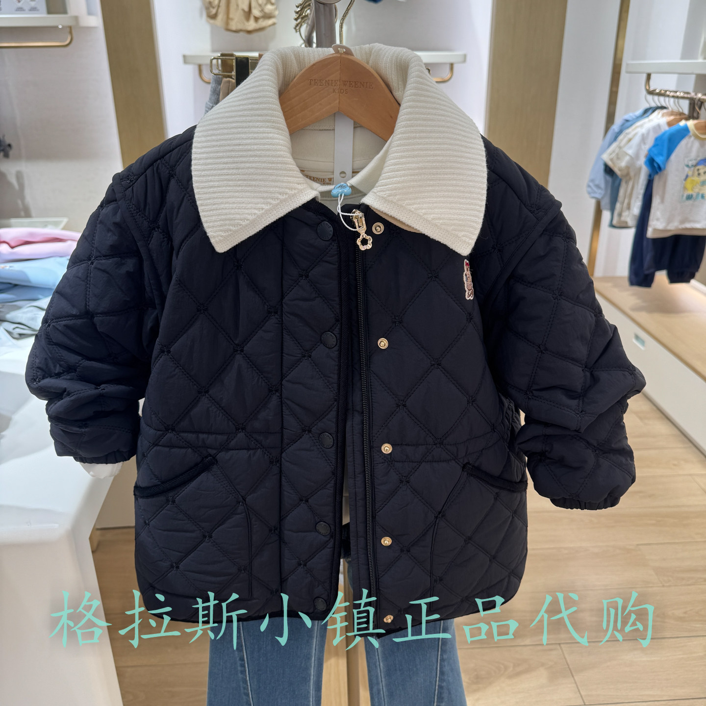 TeenieWeenie童装秋女童棉服外套