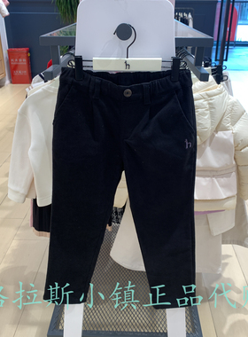 hazzys哈吉斯童装国内代购特价冬女童加绒休闲裤HUW11PL02MBK