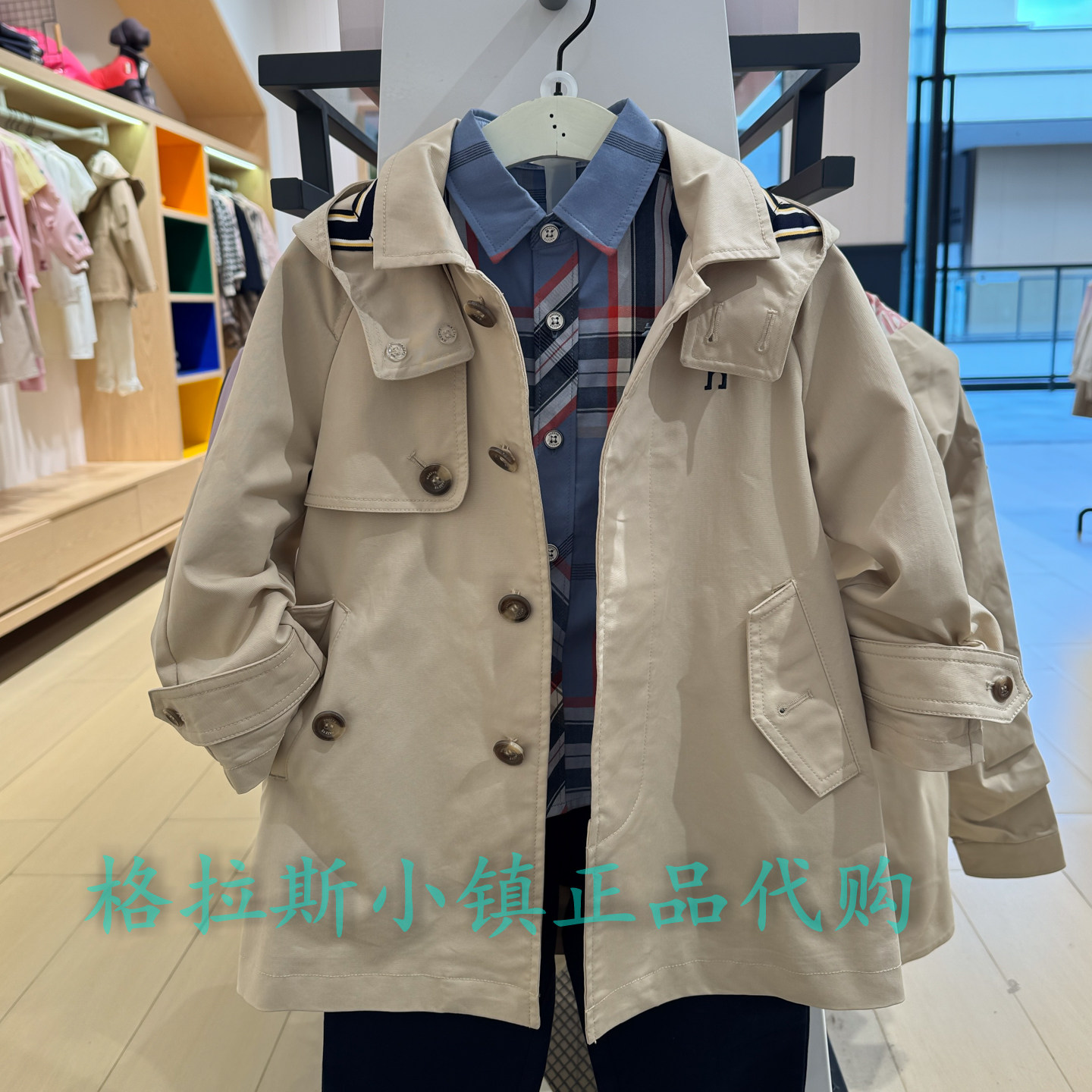 hazzys哈吉斯童装春男童薄外套