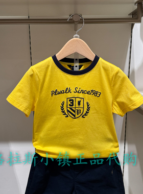 Polo walk KIDS童装专柜正品26夏款男童圆领短袖T恤CCJW622F0724
