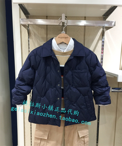 Elandkids衣恋童装专柜正品23冬新款男童翻领羽绒服外套JDD4901B