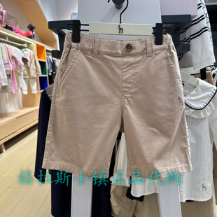 特价hazzys哈吉斯童装国内代购夏款男童刺绣休闲短裤HUM11PS09M