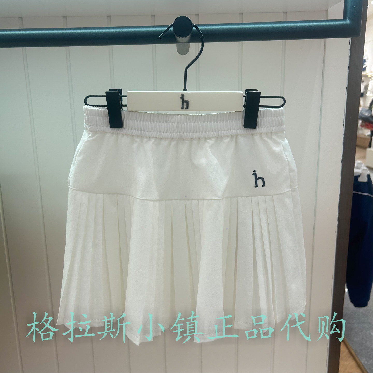 哈吉斯童装夏女童百褶裙半身裙