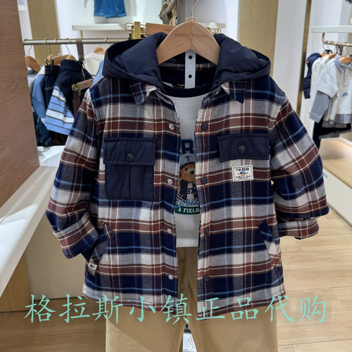 TeenieWeenie童装冬男童棉服外套
