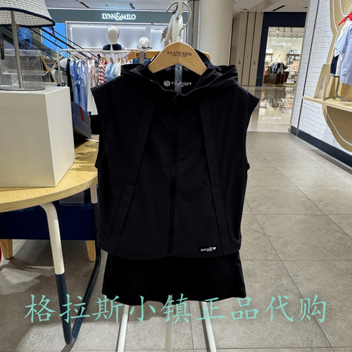 衣恋童装正品秋男童连帽拉链马甲