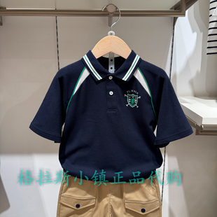 Polo walk KIDS童装专柜正品26夏款男童翻领短袖T恤APIW622F0951