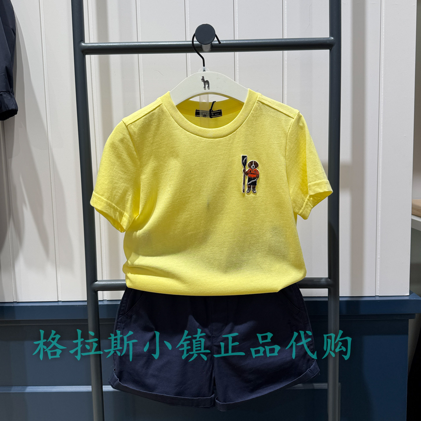 特价hazzys哈吉斯童装国内代购夏款男童圆领短袖T恤HUM01TR09MYE