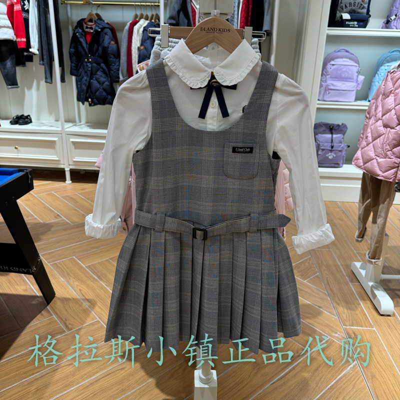 衣恋童装正品春女童无袖连衣裙