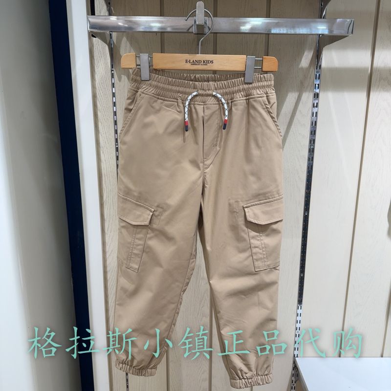 衣恋童装正品冬款男童加绒工装裤