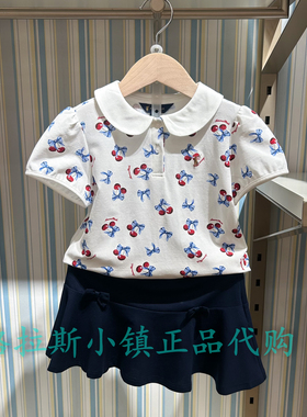 Polowalk KIDS童装专柜正品26年夏女童翻领休闲T恤CCJW625F0452