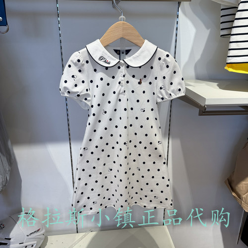 Polowalk童装正品夏女童连衣裙