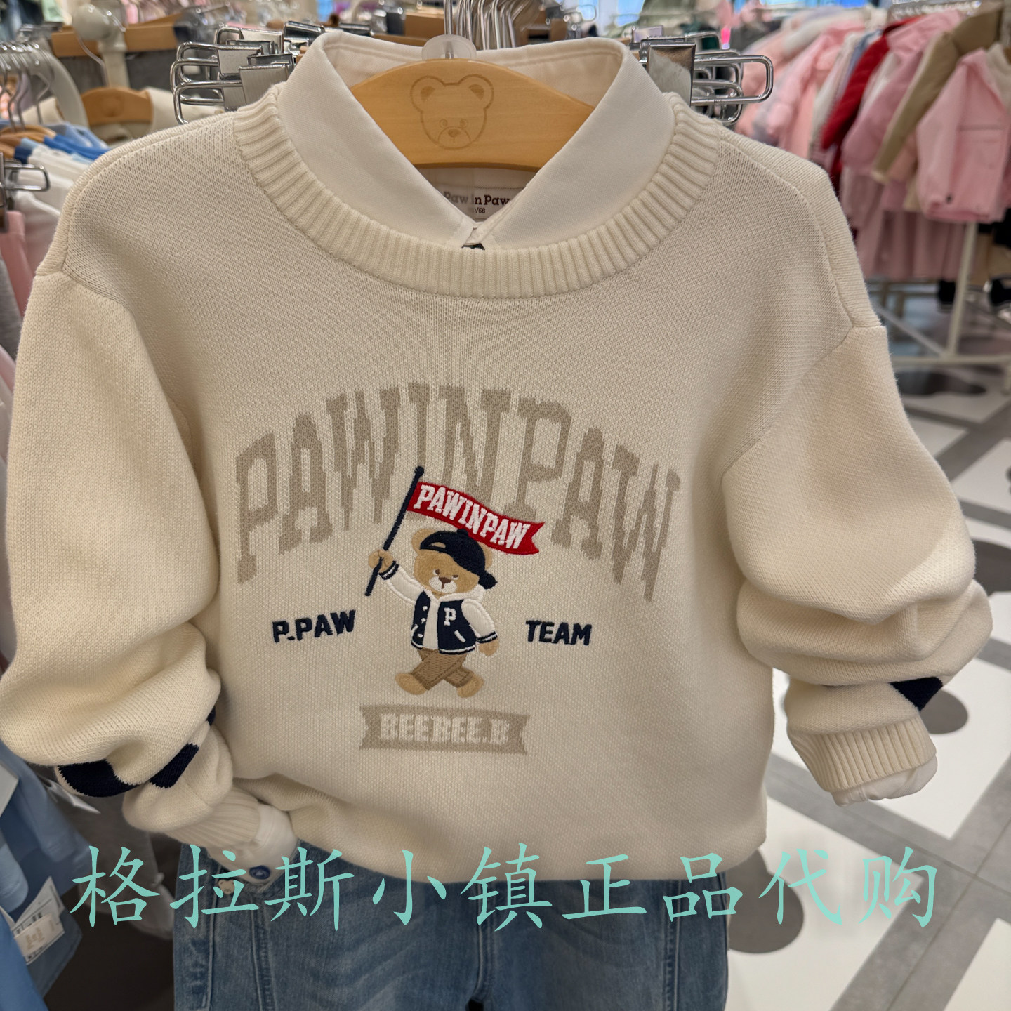 PawinPaw26年夏款男宝休闲毛衣