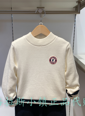Polo walk KIDS童装专柜正品25冬款男童加绒圆领毛衣A4RW532C0331