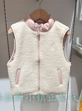 Polo walk KIDS童装专柜正品25秋冬款女童摇粒绒马甲CP6W534D0011