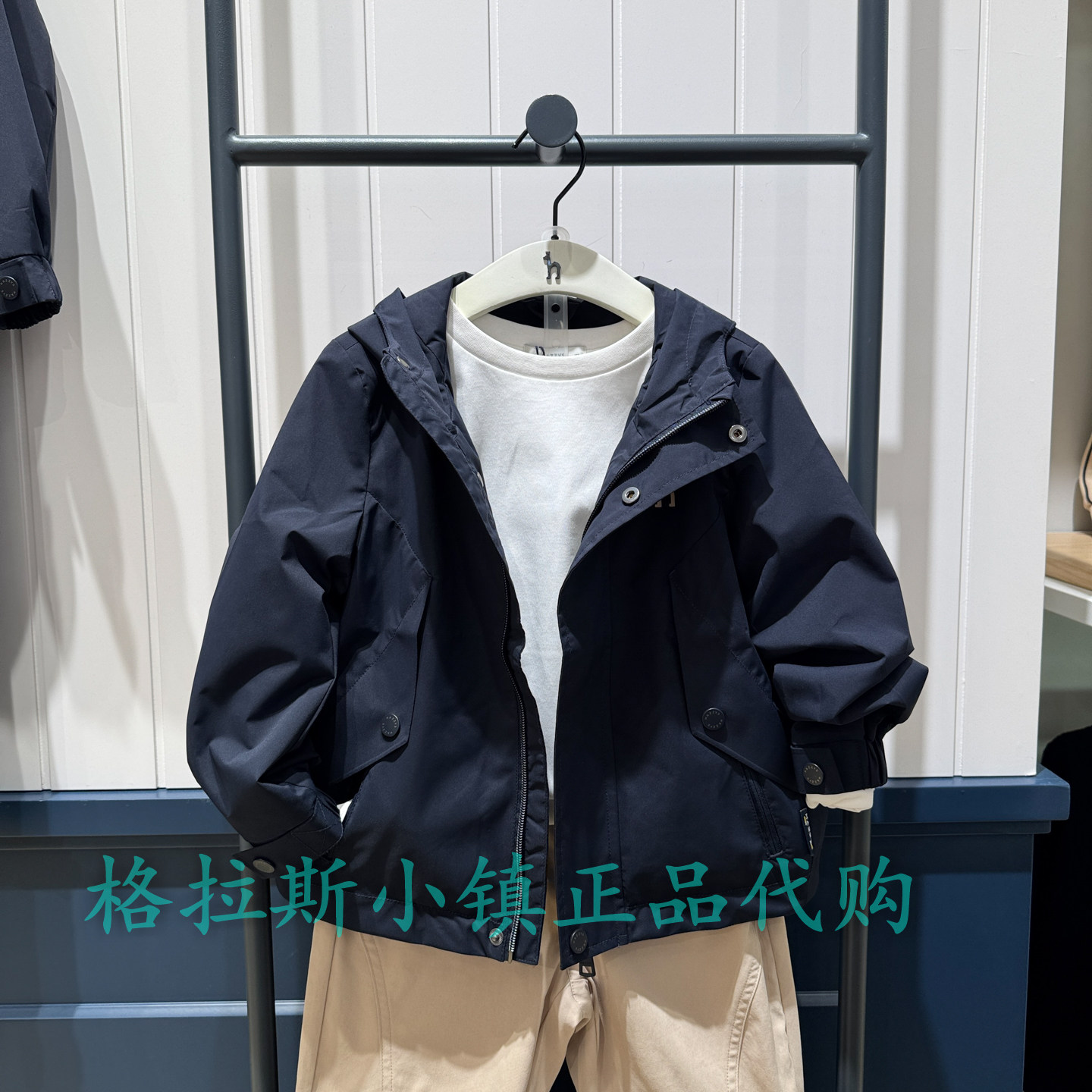特价hazzys哈吉斯童装国内代购春款男童休闲薄外套HZTCBD01CC180