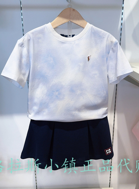 Polo walk KIDS童装专柜正品26夏款女童圆领短袖T恤D7TW625F0362
